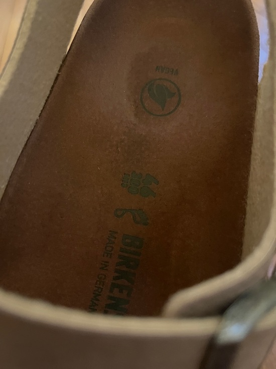 Birkenstock mens Milano Vegan Microfiber Desert Dust Gray Taupe main image 6